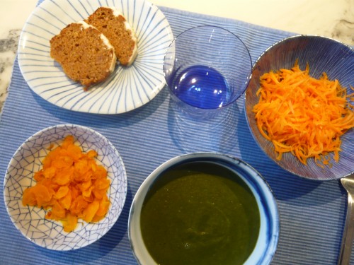 carotte,menu à thème,soupe de fanes de carotte,optimiser les restes,cuisiner les épluchures